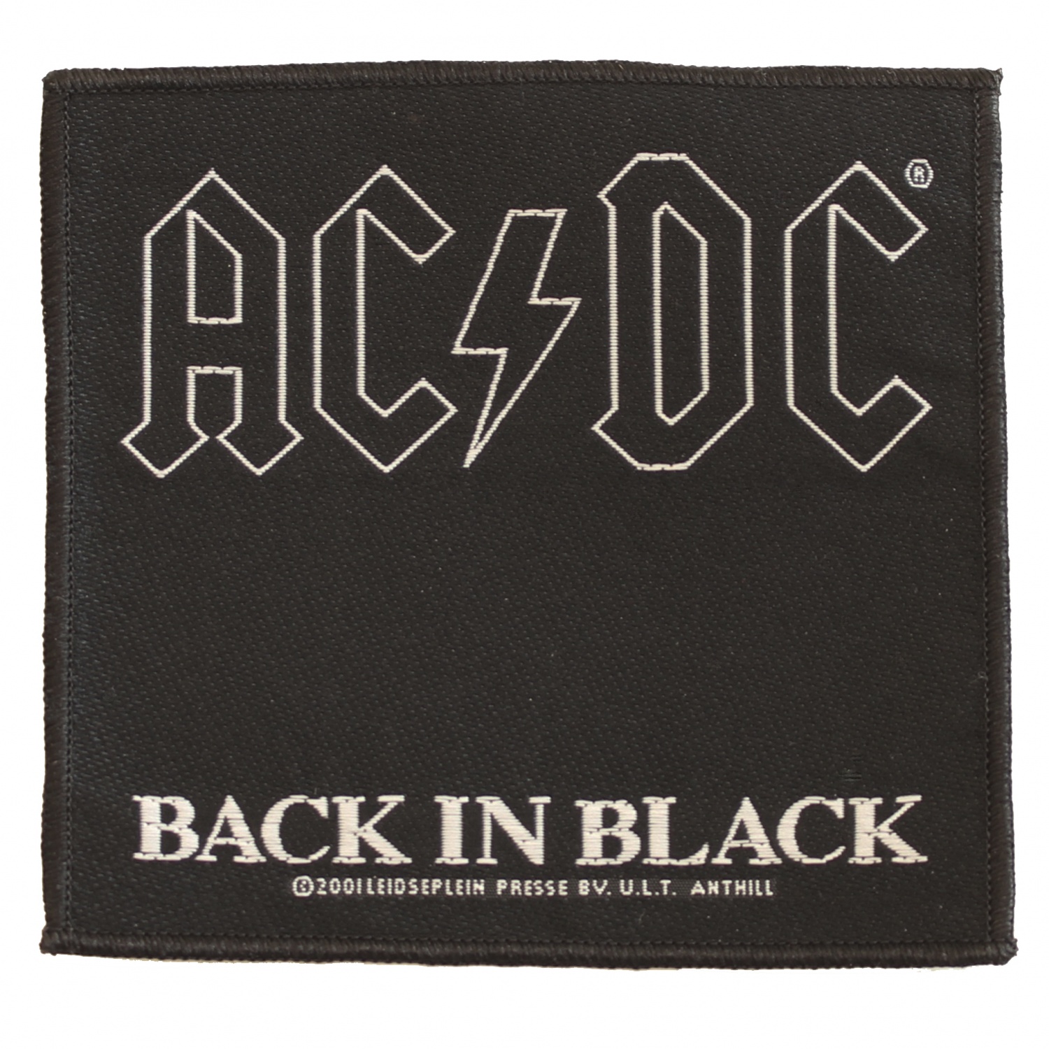 AC/DC Back In Black Patch