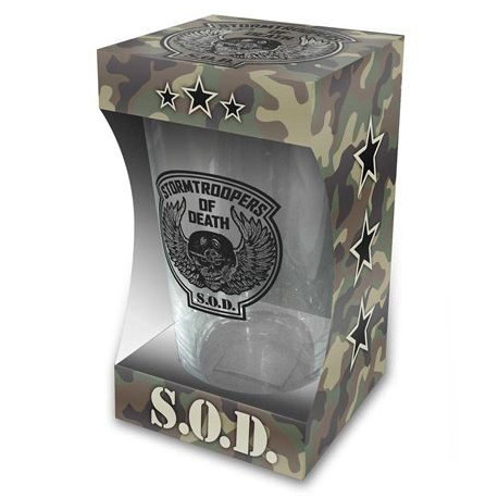 Stormtroopers of Death Logo Beer Glass