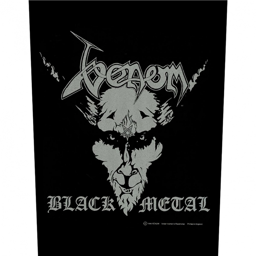 Venom Black Metal Back Patch