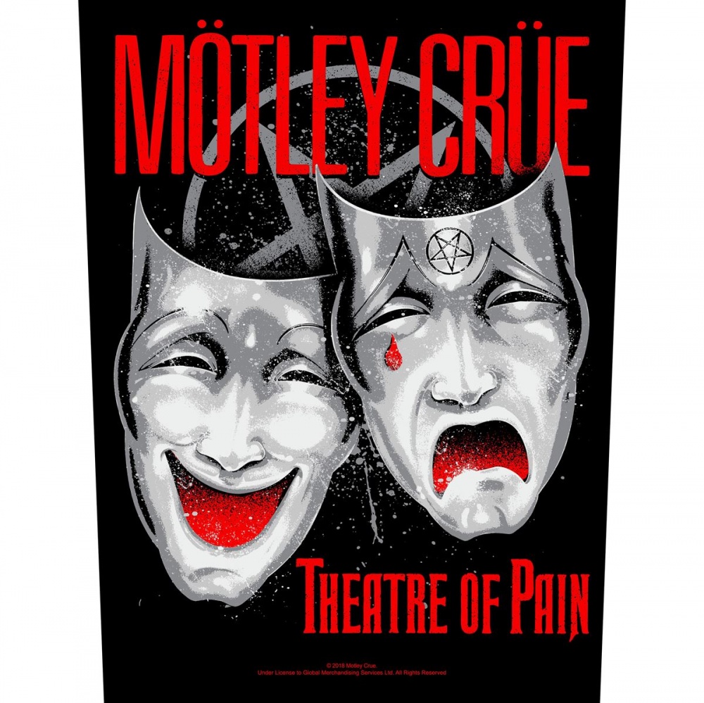 Motley Crue Theatre of Pain Back Patch