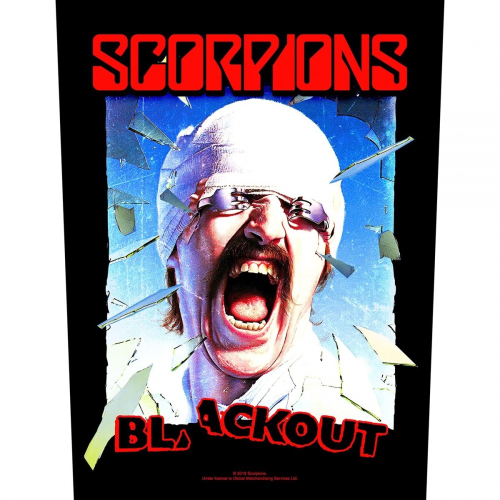 Scorpions Blackout Back Patch