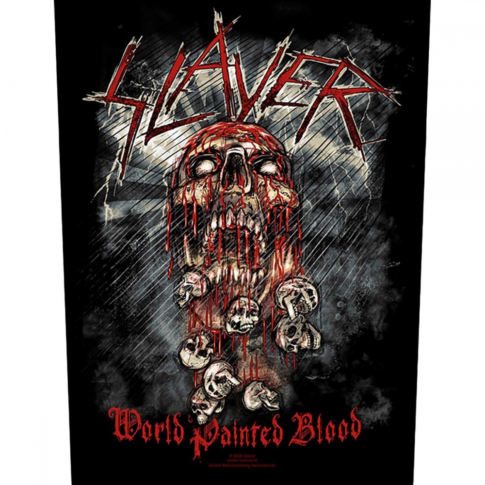 Slayer World Painted Blood Back Patch