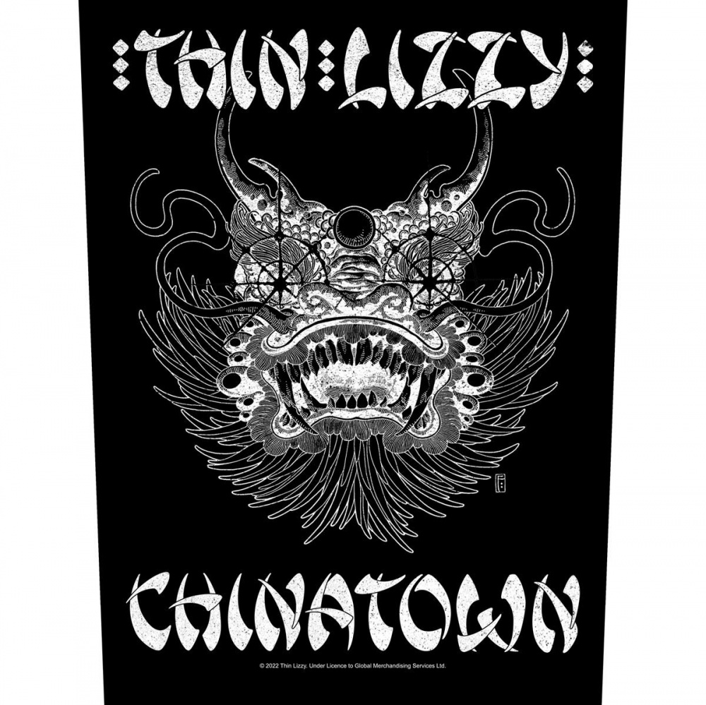 Thin Lizzy Chinatown Back Patch