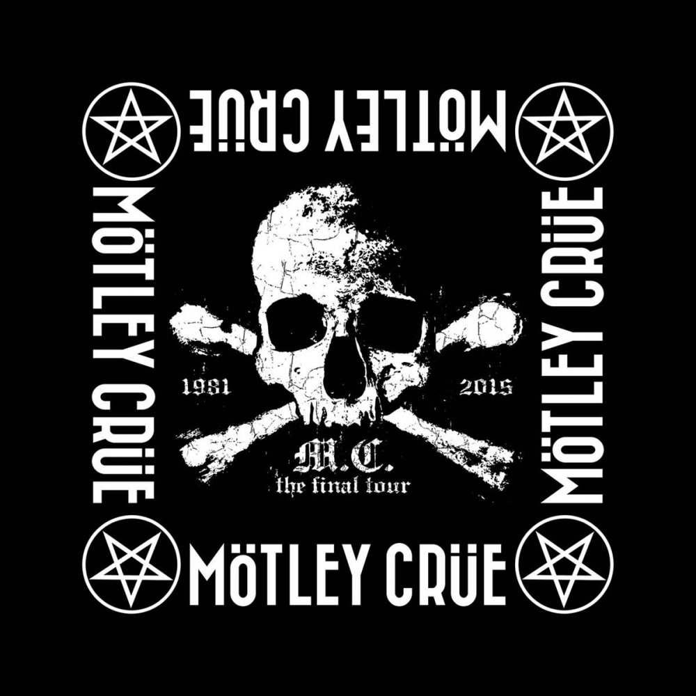 Motley Crue The Final Tour Bandana