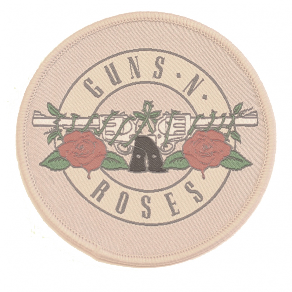 Guns n Roses Silver Logo Patch