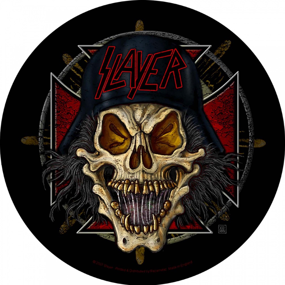 Slayer Wehrmacht Circular Back Patch