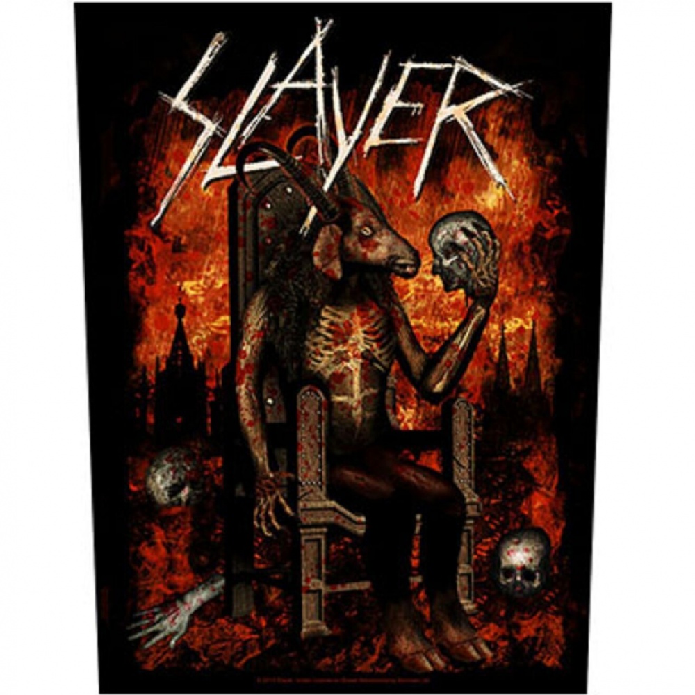 Slayer Devil on Throne Back Patch