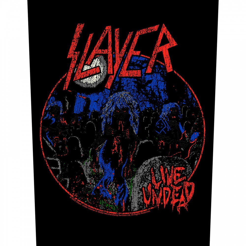 Slayer Live Undead Back Patch