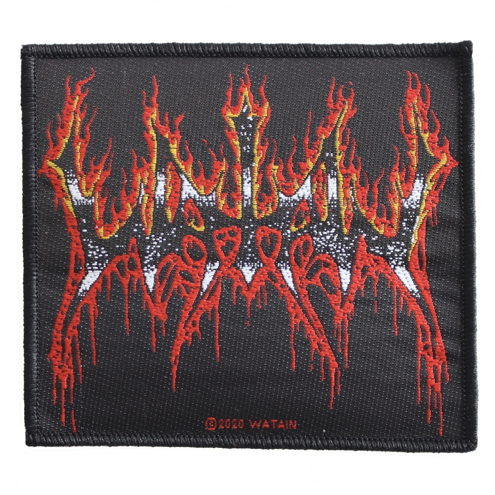 Watain Flaming Logo Patch