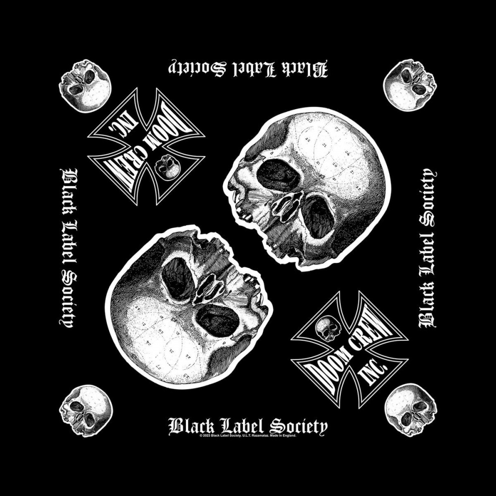 Black Label Society Doom Crew Inc. Bandana