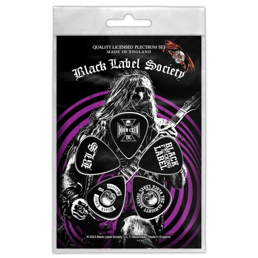 Black Label Society Zakk Wylde Plectrum Set