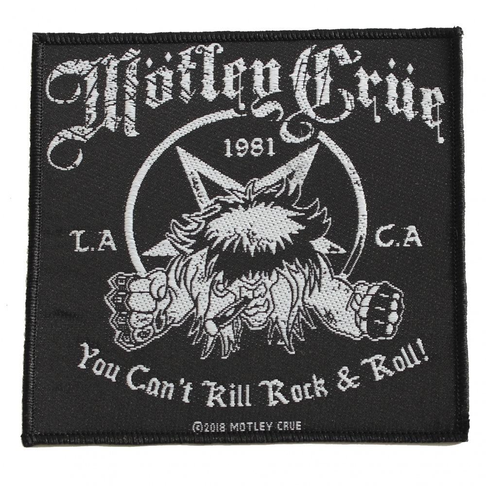 Motley Crue You Can't Kill Rock & Roll Patch