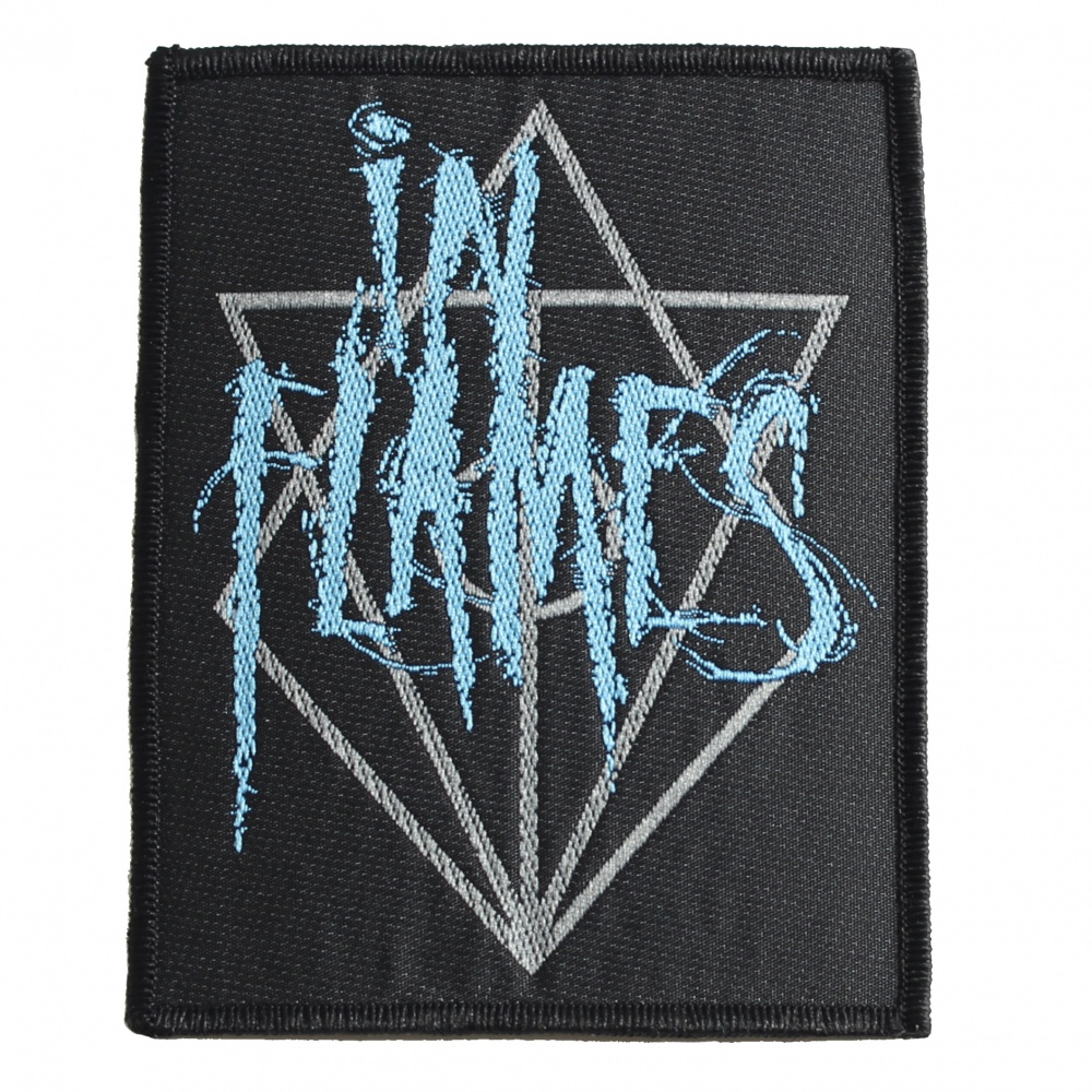 In Flames Scratched Logo Patch