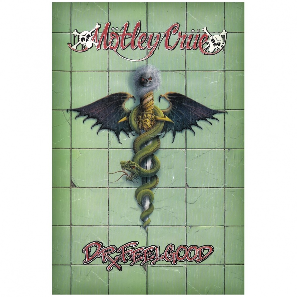 Motley Crue Dr Feelgood Poster Flag