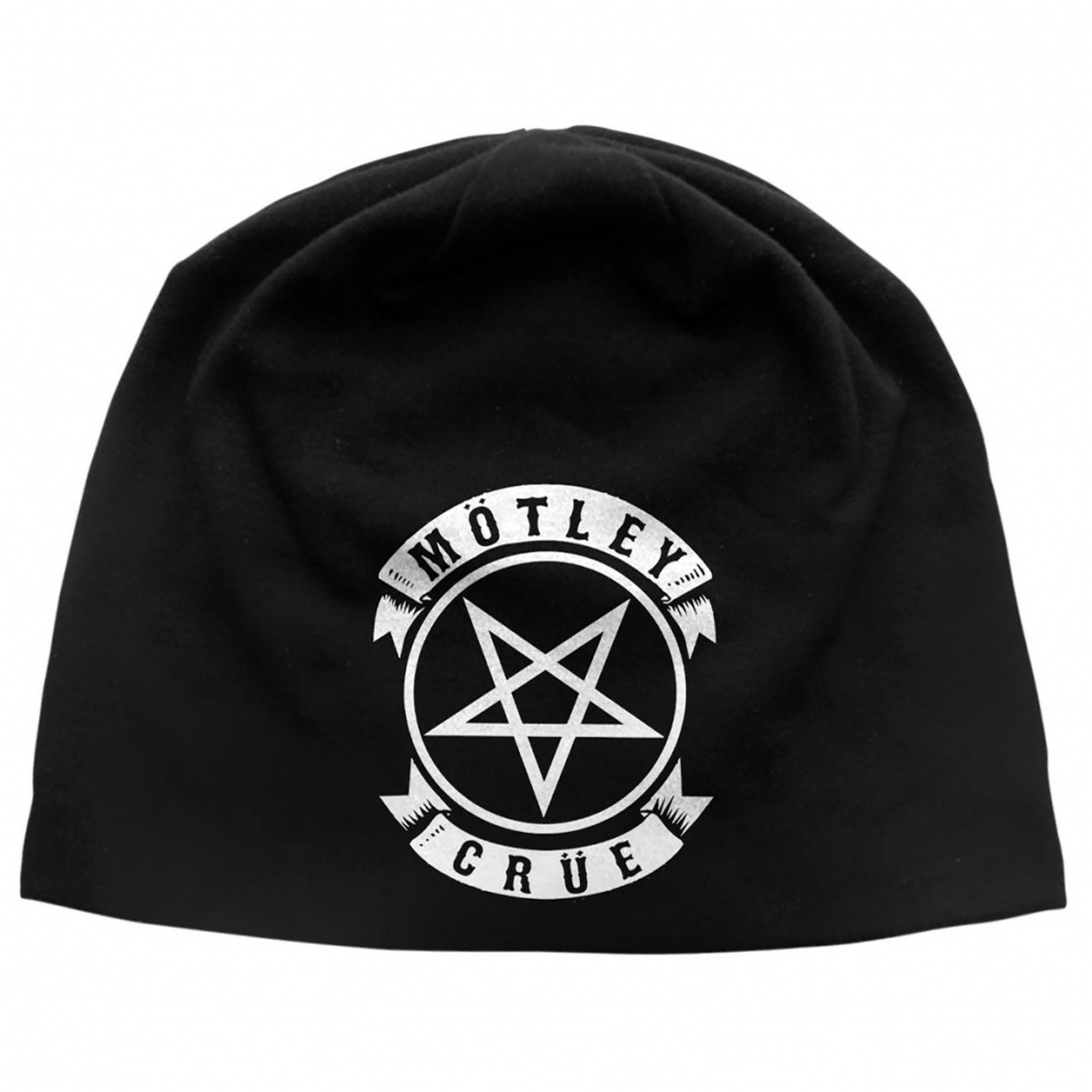 Motley Crue Pentagram Logo Beanie Hat