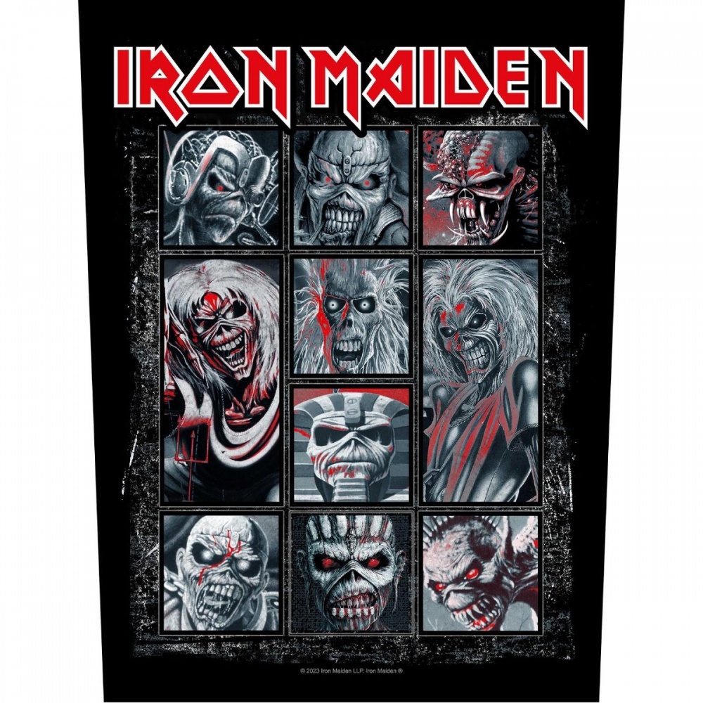 Iron Maiden 10 Eddies Back Patch