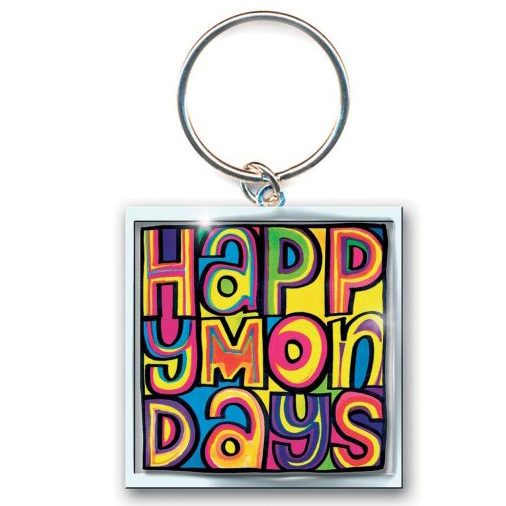 Happy Mondays Logo Metal Keyring