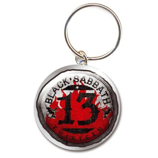 Black Sabbath 13 Metal Keyring