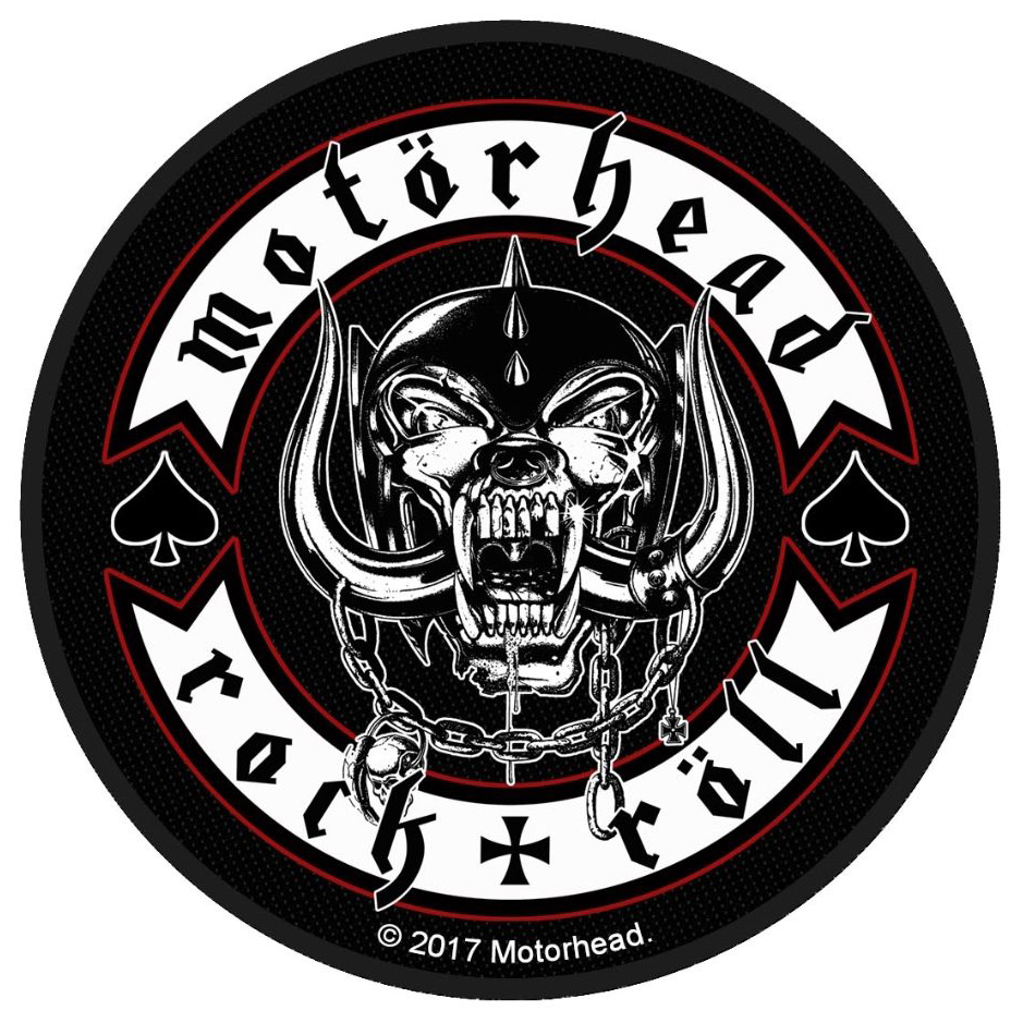 Motorhead Rock + Roll Biker Patch