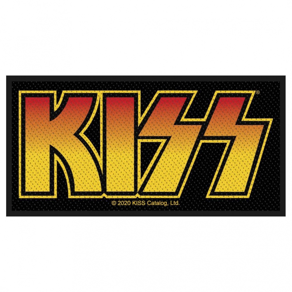 KISS Flames Logo Patch