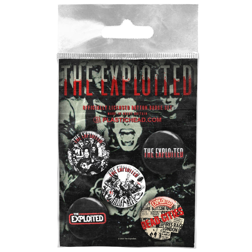 The Exploited Set 1 Button Badge Set