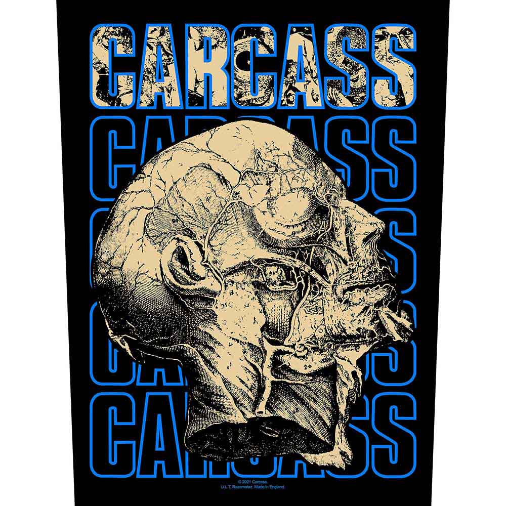 Carcass Necro Head Back Patch