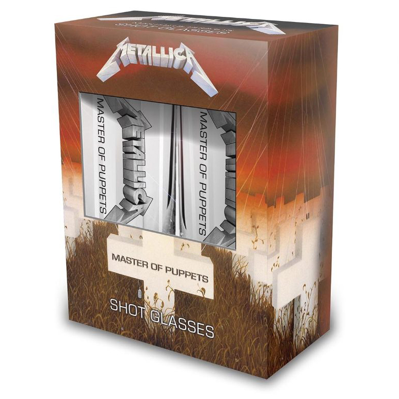 Metallica Master of Puppets Shot Glasses