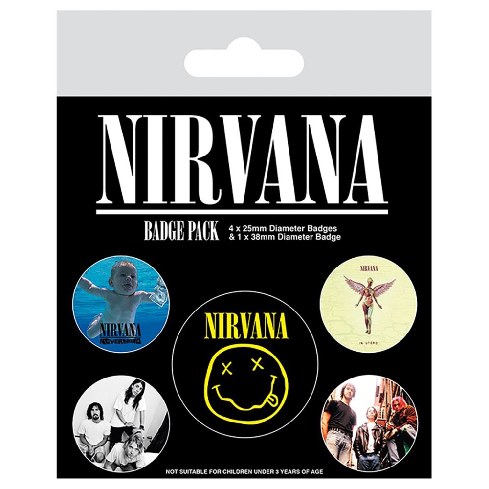 Nirvana Badge Pack