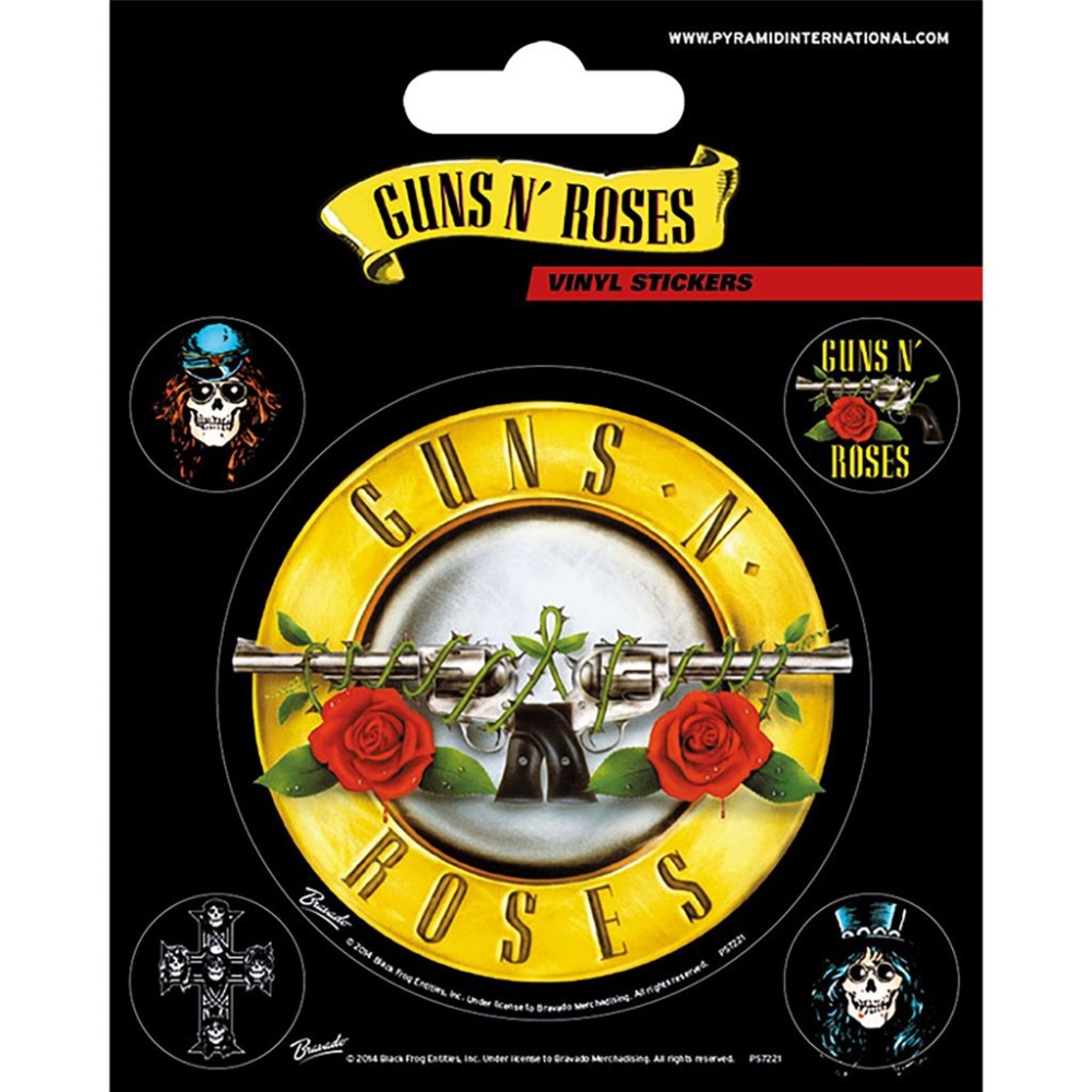 Guns n Roses Bullet Logo Vinyl Stickers