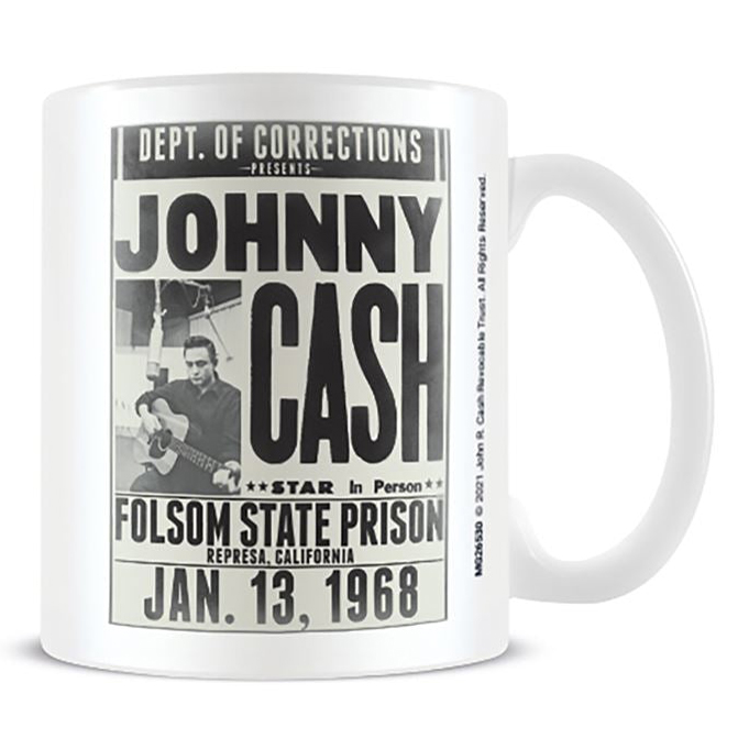 Johnny Cash Folsom State Prison 11oz Mug