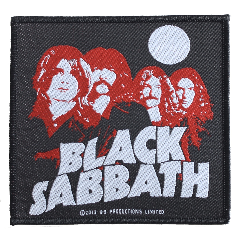 Black Sabbath Red Portraits Patch