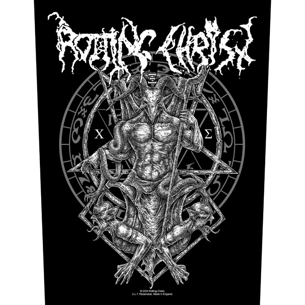 Rotting Christ Hellenic Black Metal Back Patch