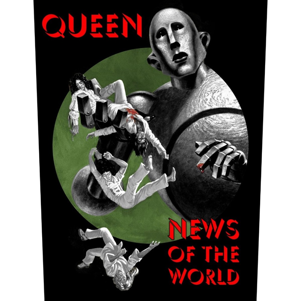 Queen News of The World Back Patch