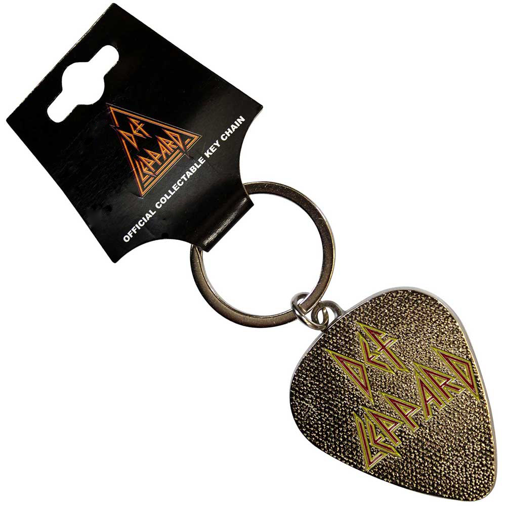 Def Leppard Logo Metal Keyring