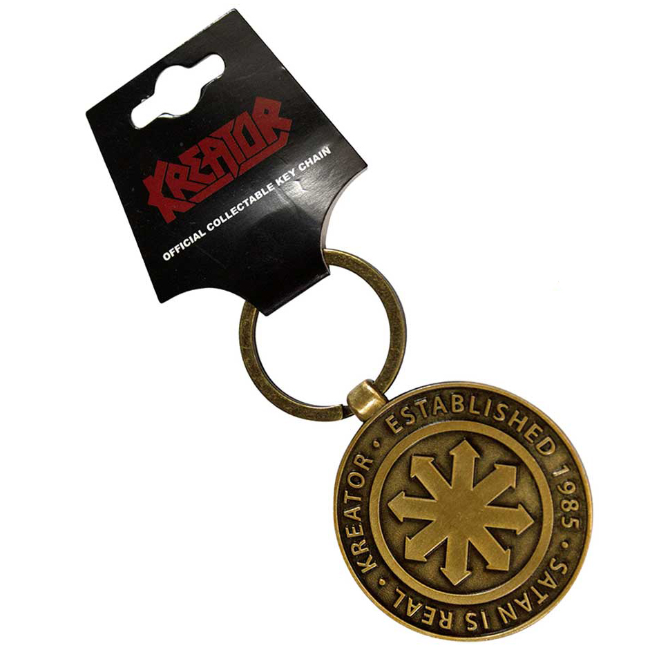 Kreator Satan Is Real Metal Keyring