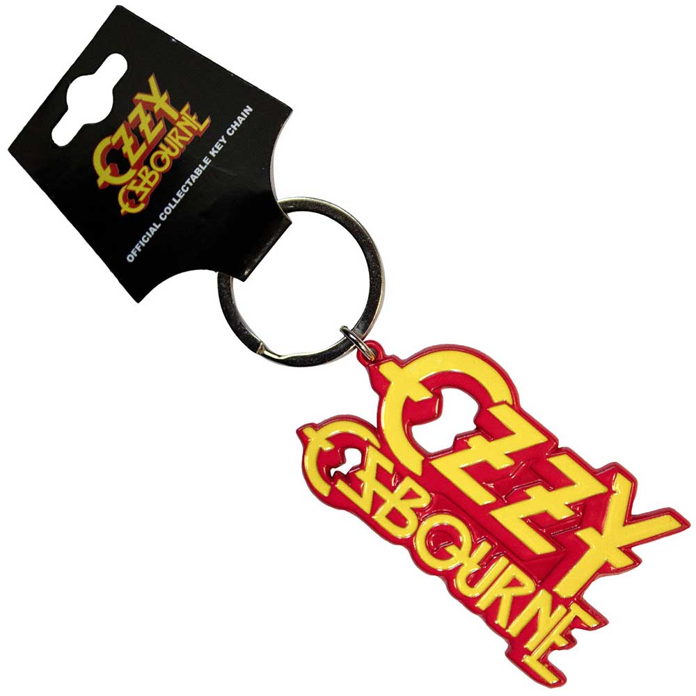 Ozzy Osbourne Logo Metal Keyring