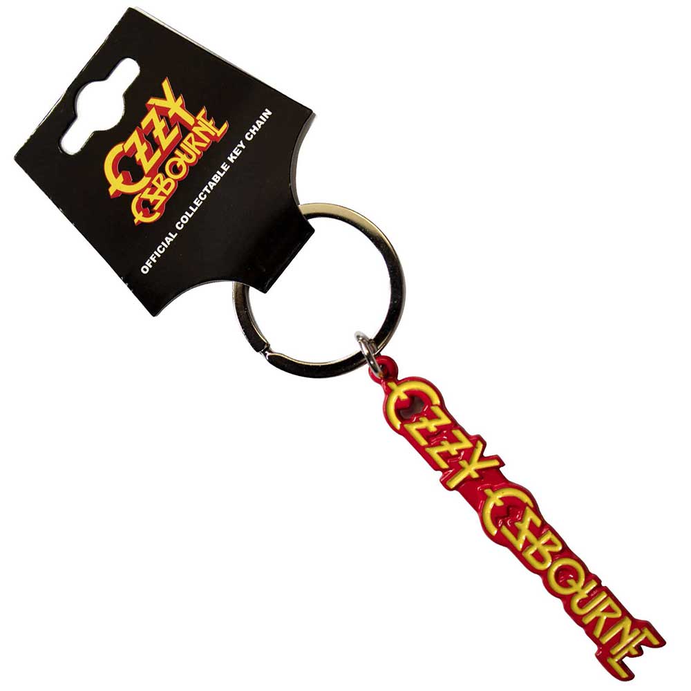 Ozzy Osbourne Logo Metal Keyring