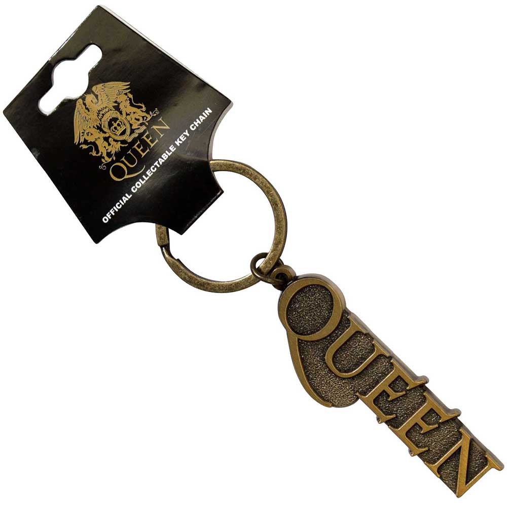 Queen Logo Metal Keyring