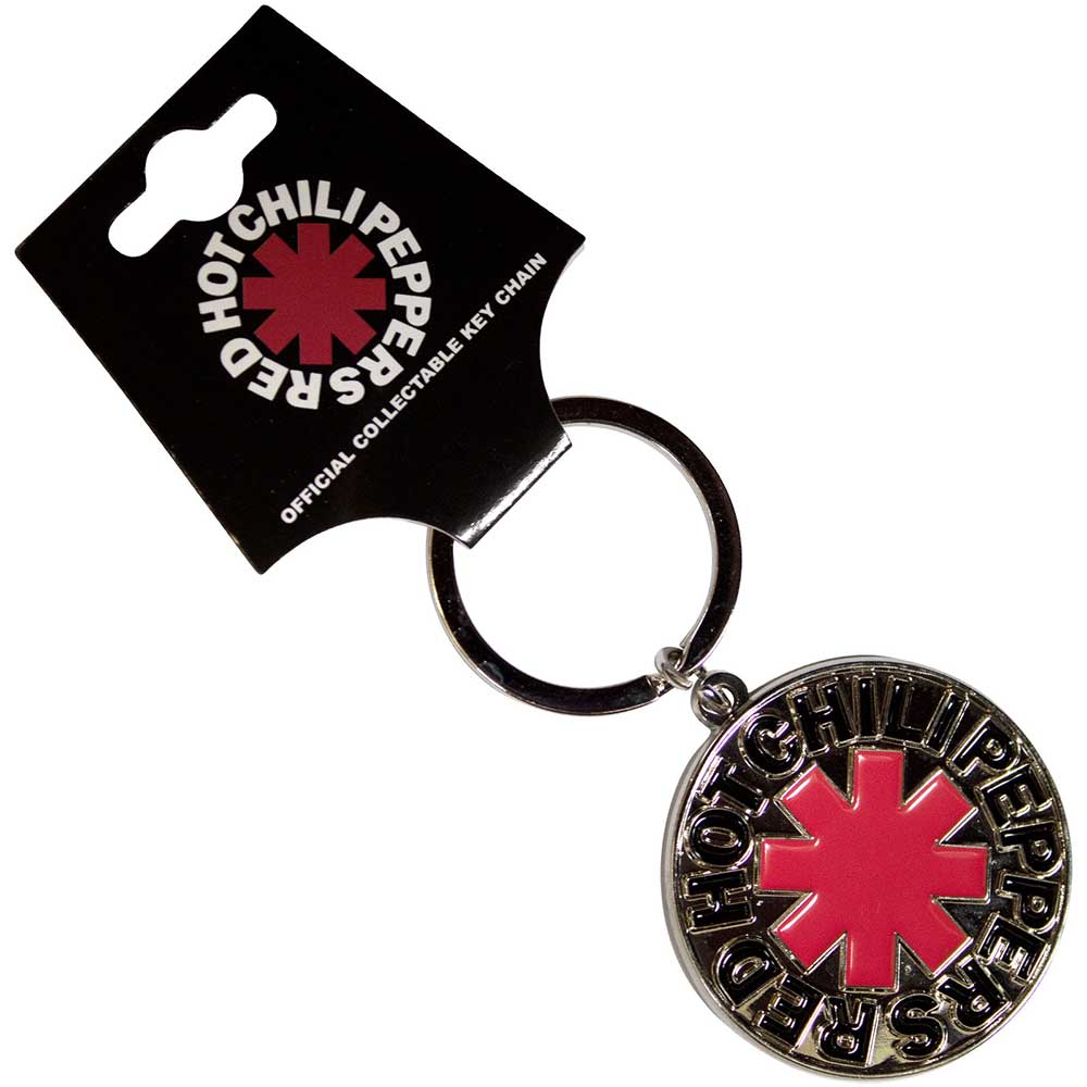 Red Hot Chili Peppers Logo Metal Keyring