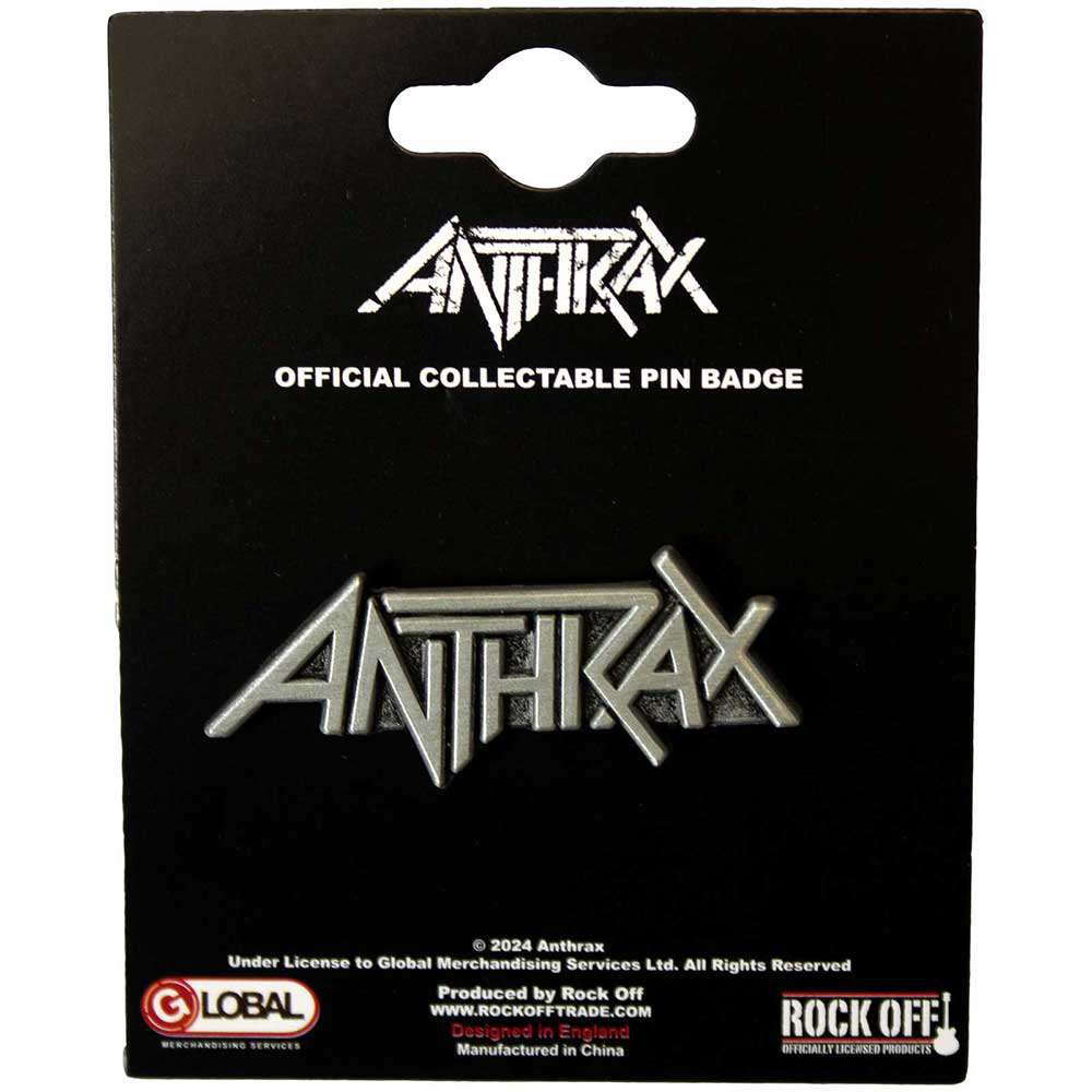 Anthrax Logo Pin Badge