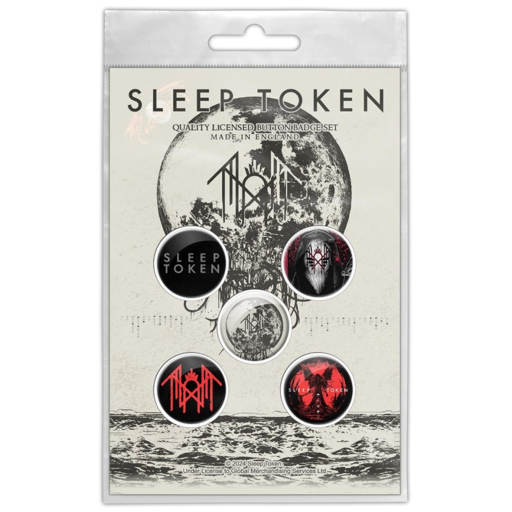 Sleep Token Take Me Back To Eden Button Badge Set