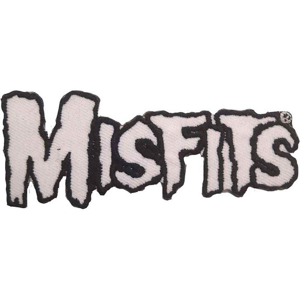 Misfits White Logo Patch