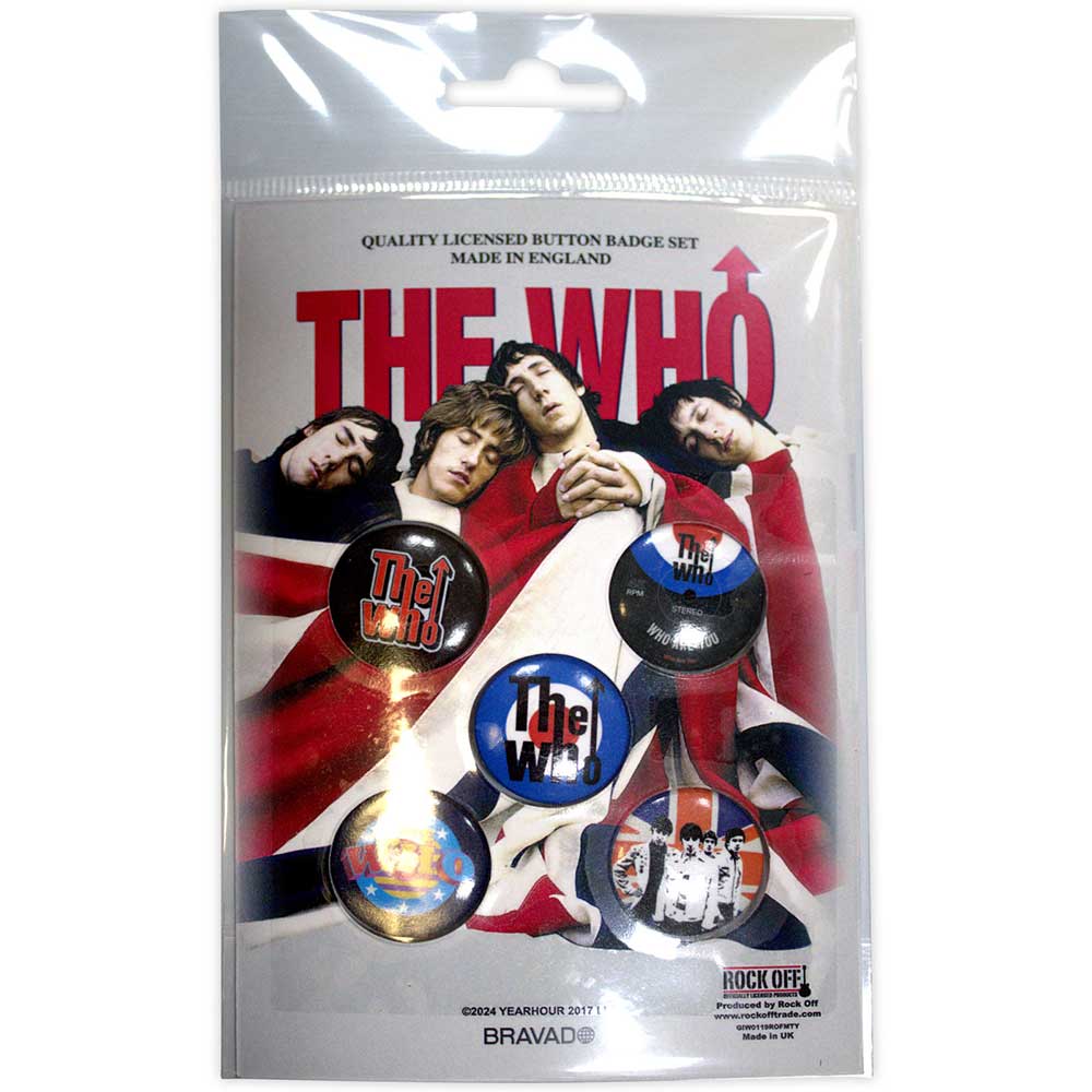 The Who Target Button Badge Set