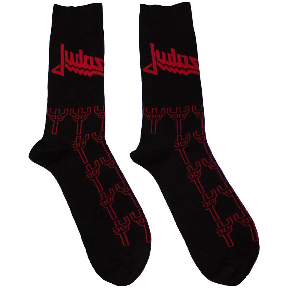 Judas Priest Trident Pattern Socks (7-11)